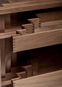 Contemporary Burl and Oak Fira Sideboard by Tim Vranken