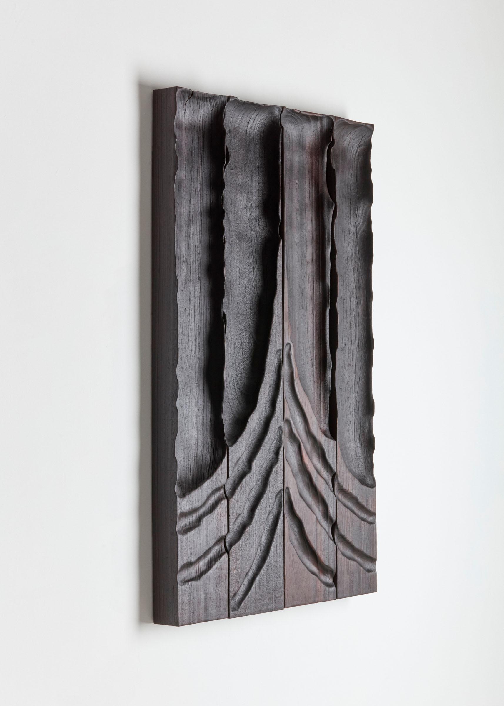 Zeitgenössisches gebranntes weiches holz Avalanche by Katrien Doms im Angebot 1