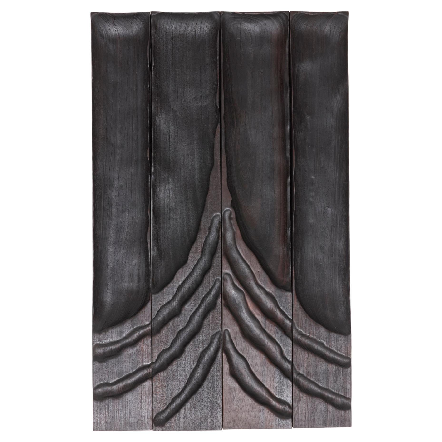 Zeitgenössisches gebranntes weiches holz Avalanche by Katrien Doms