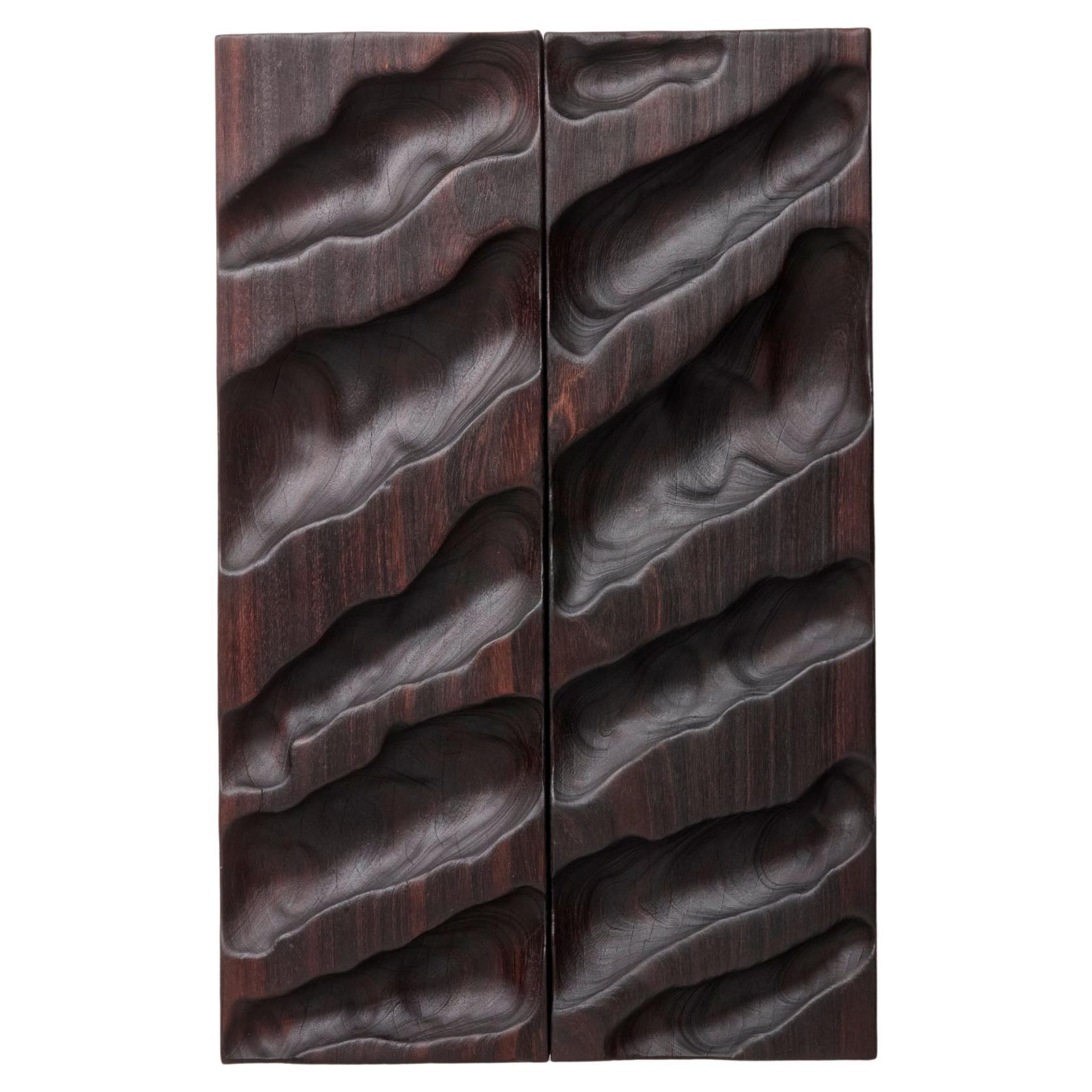 Contemporain brûlé en bois tendre Blessed is the memory par Katrien Doms