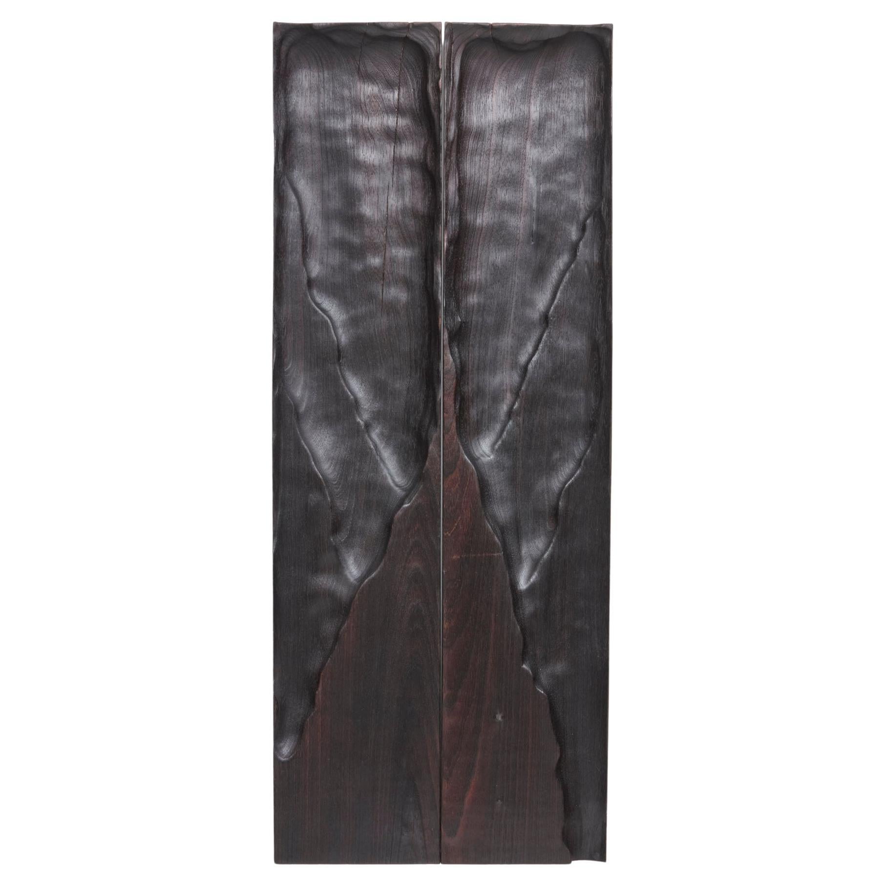 Zeitgenössisches gebranntes Weichholz Hope has a place by Katrien Doms