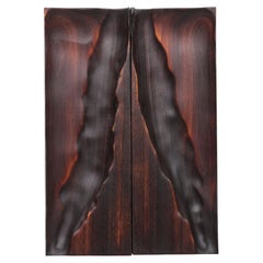 Contemporary burned soft wood Jacques by Katrien Doms