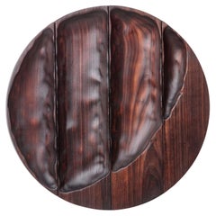 Contemporary burned soft wood Rising Sun by Katrien Doms