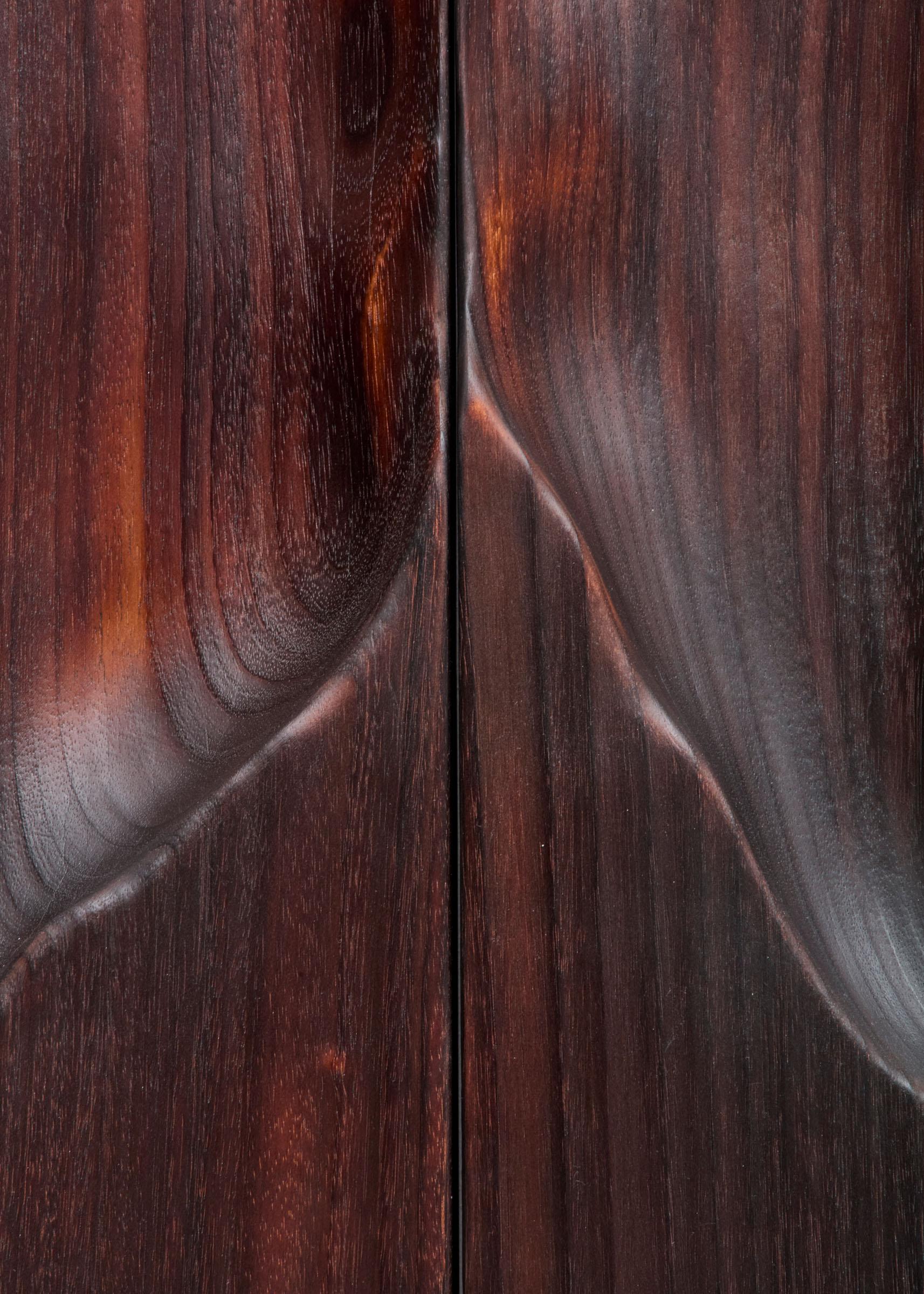 Zeitgenössisches gebranntes weiches Holz Sommer-Haiku von Katrien Doms (Weichholz) im Angebot