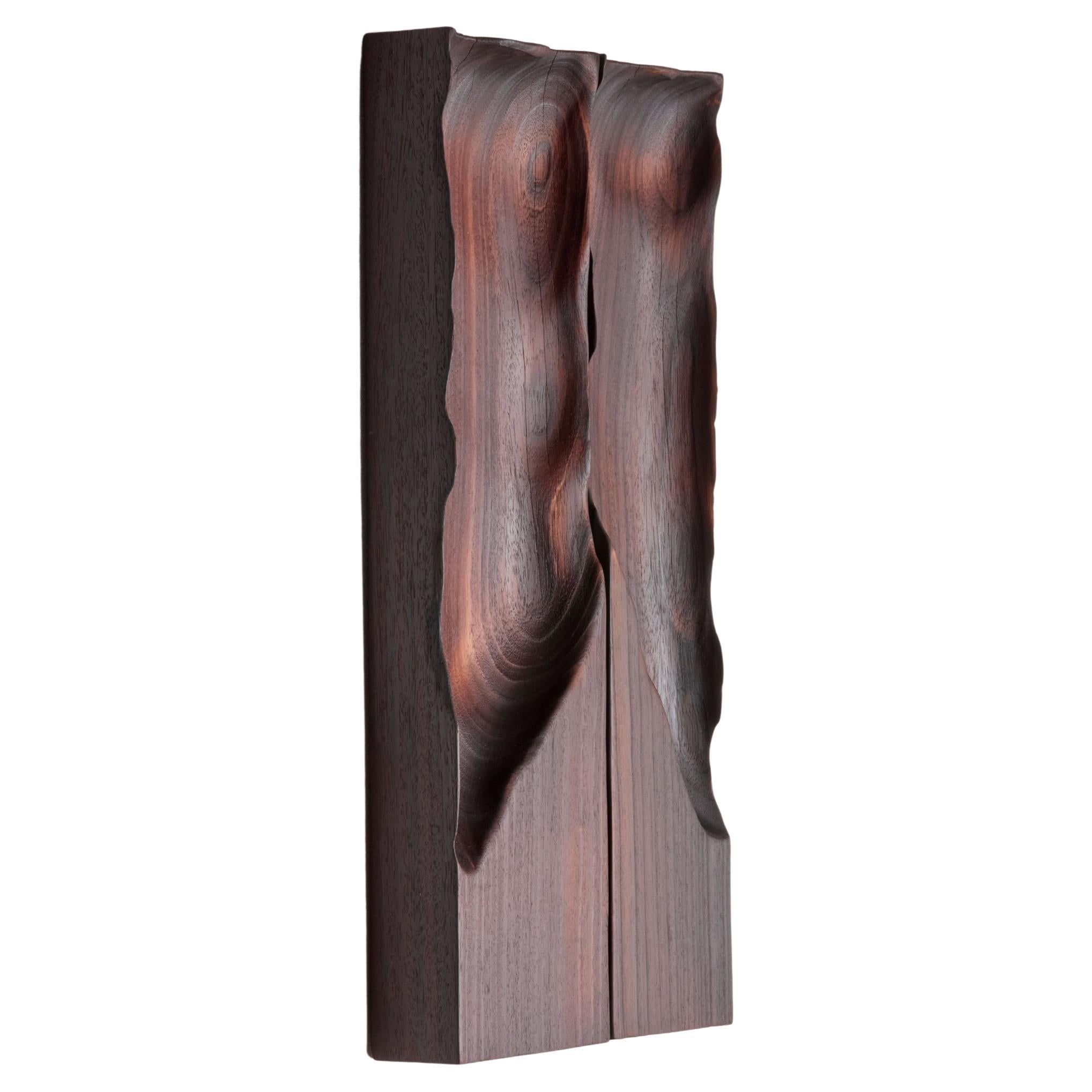 Zeitgenössisches gebranntes weiches Holz Sommer-Haiku von Katrien Doms