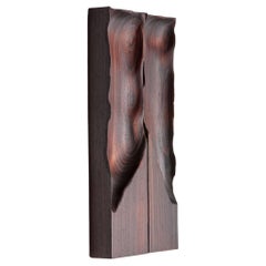 Zeitgenössisches gebranntes weiches Holz Sommer-Haiku von Katrien Doms