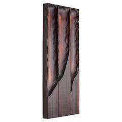 Zeitgenössisches gebranntes weiches holz Der Fluss singt von Katrien Doms