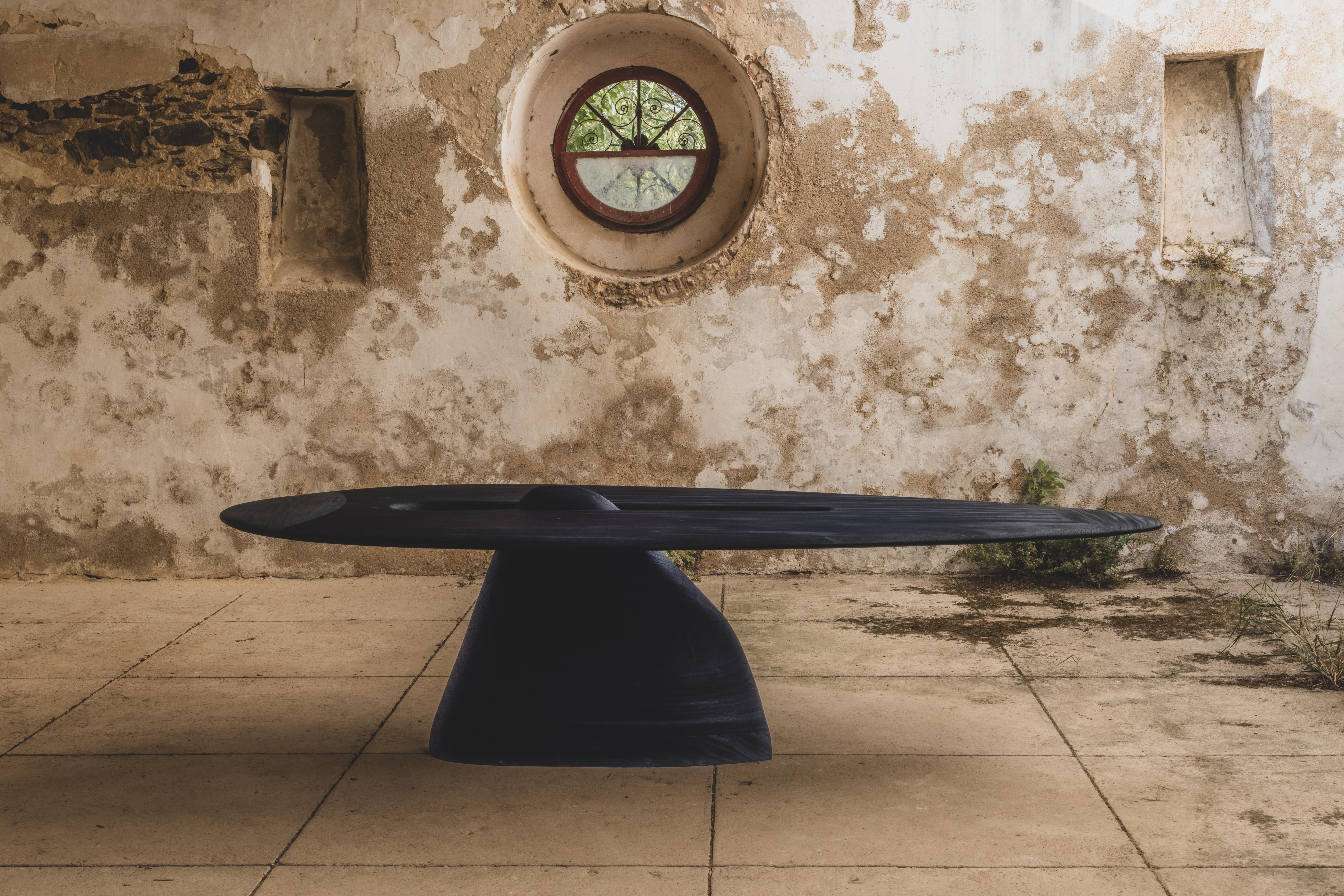 Contemporary brûlé zazange Wood Pico Rosa 0.1 table en vente 12