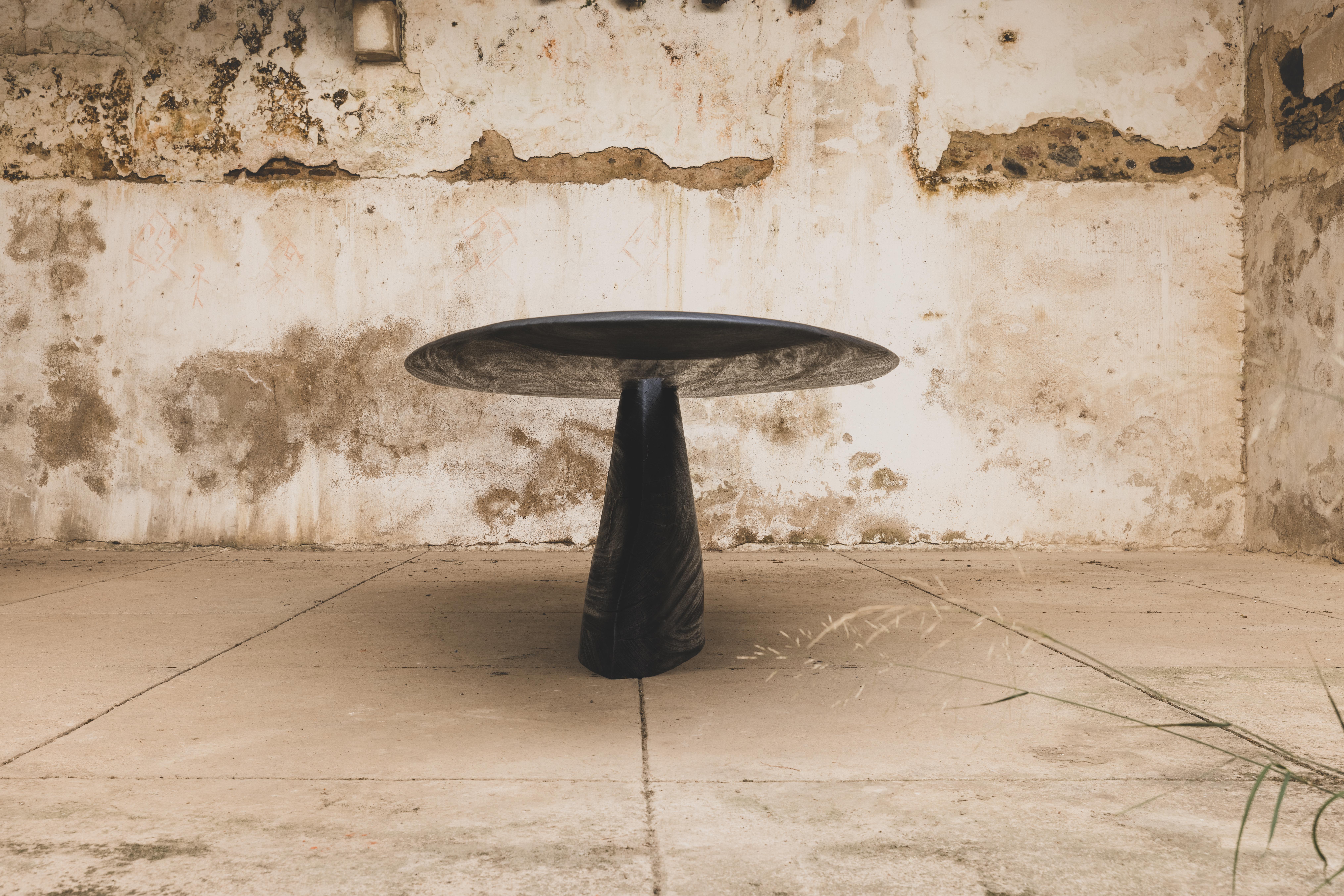 Contemporary brûlé zazange Wood Pico Rosa 0.1 table en vente 2