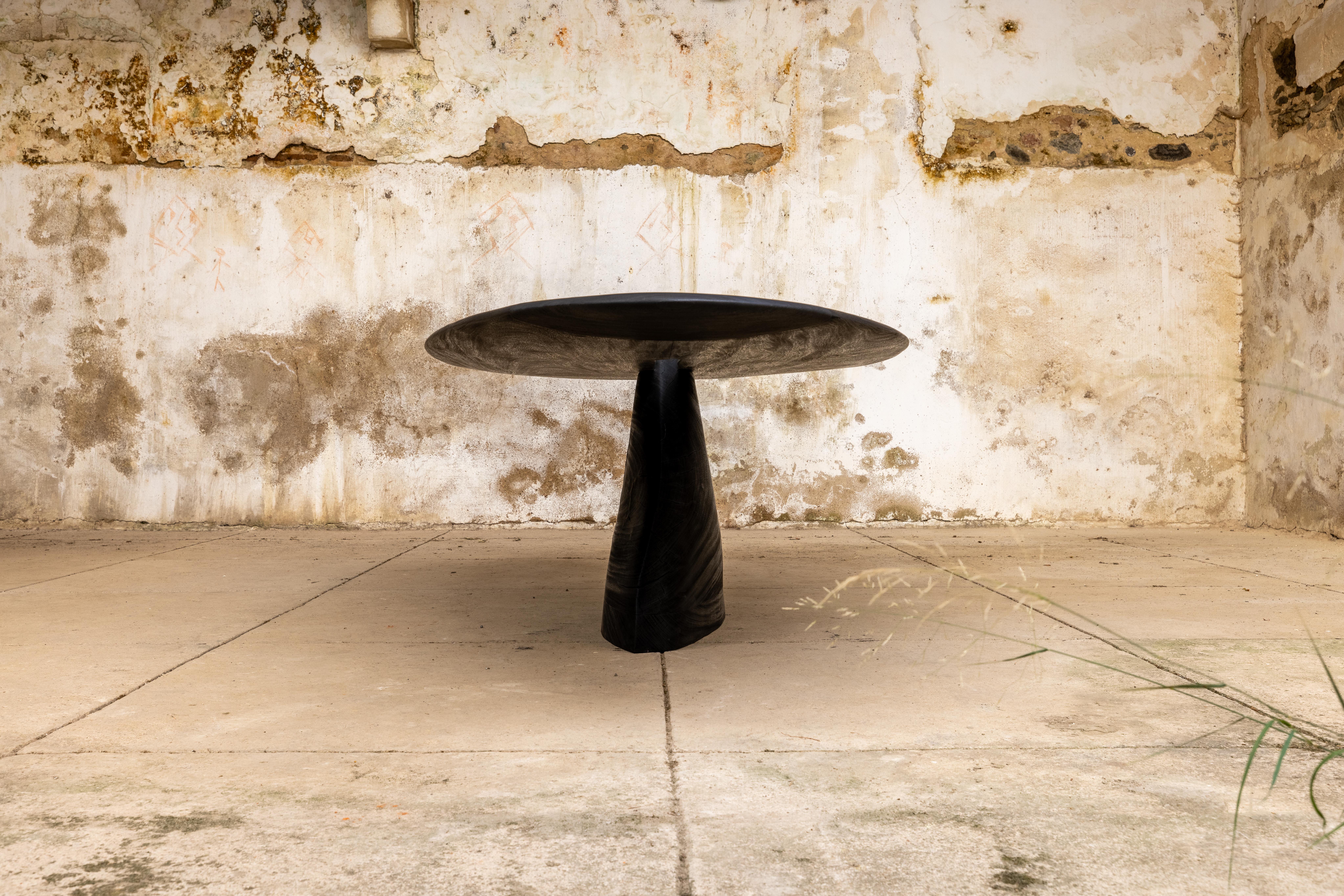 Contemporary brûlé zazange Wood Pico Rosa 0.1 table en vente 3