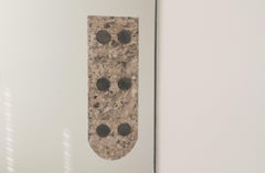 Contemporary Burnt Ash "Fallen Arch" Mirror