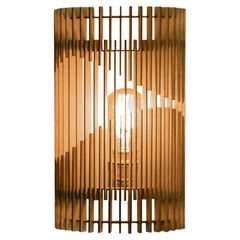 Contemporary by Chitarrini Studio Handmade Wall lamp Natural MDF wood
