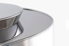 Contemporary Handmade Coffee Table by Cyril Rumpler, Carousel, Chrome