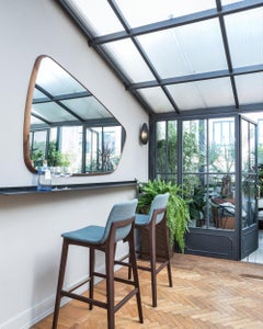 Contemporary by Franca Lucarelli e Bruna Rapisarda Mirror Wood American Walnut