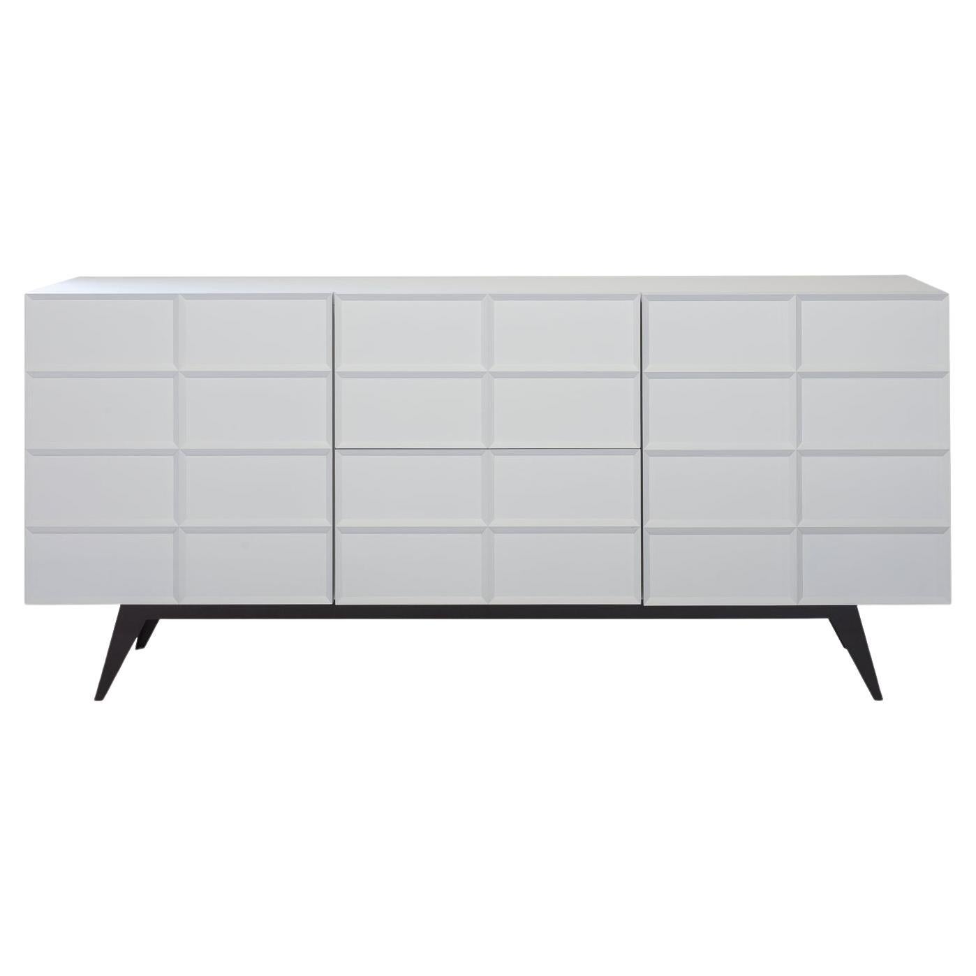 Contemporary by Franca Lucarelli e Bruna Rapisarda Sideboard Clay Steel For Sale