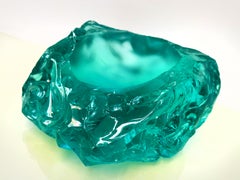 Bol artistique contemporain unique en cristal de roche par Ghir Studio