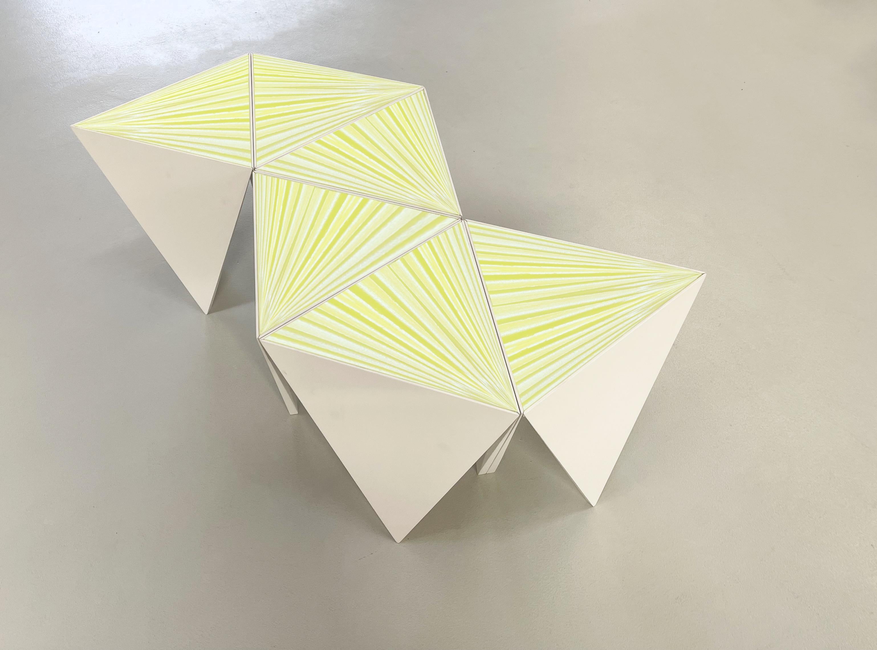 Zeitgenössischer 'Magnet'-Set aus sechs handgefertigten Couchtischen von Ghir Studio im Zustand „Neu“ im Angebot in Pieve Emanuele, Milano