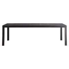 Contemporary by Lucarelli e Rapisarda Table Wood Veneer Table Wood Steel