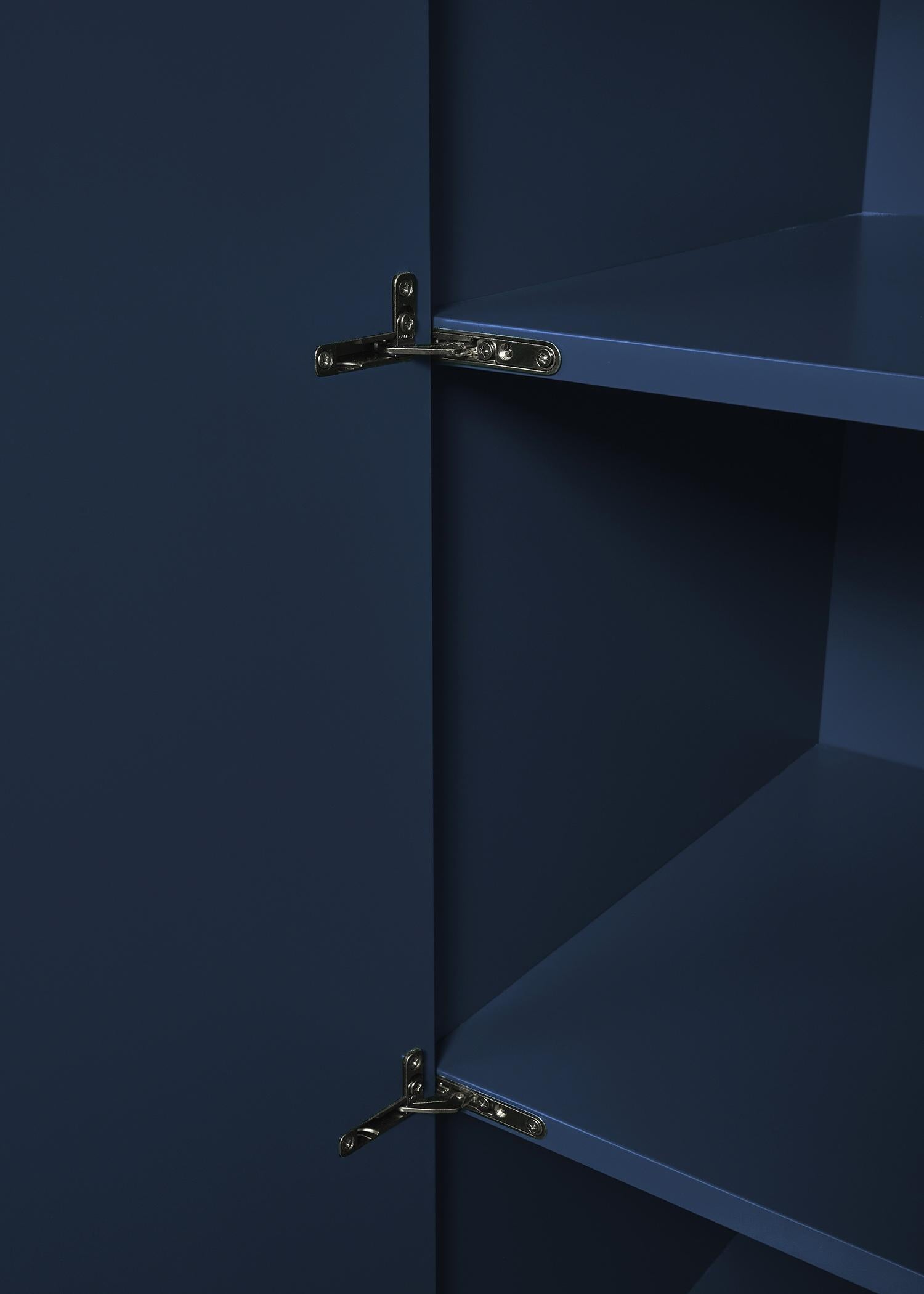 Organique Cabinet contemporain 'Bridges' de Muller Van Severen, grand, arc, bleu en vente