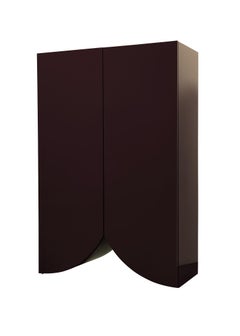 Contemporary Cabinet 'Bridges' by Muller Van Severen, Large, Curtain, Aubergine