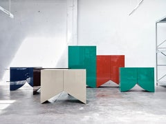 Contemporary Cabinet 'Bridges' by Muller Van Severen, Large, Oyster White