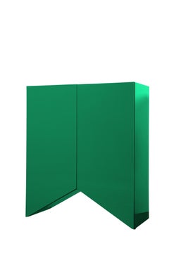 Contemporary Cabinet 'Bridges' by Muller Van Severen, Medium, Green