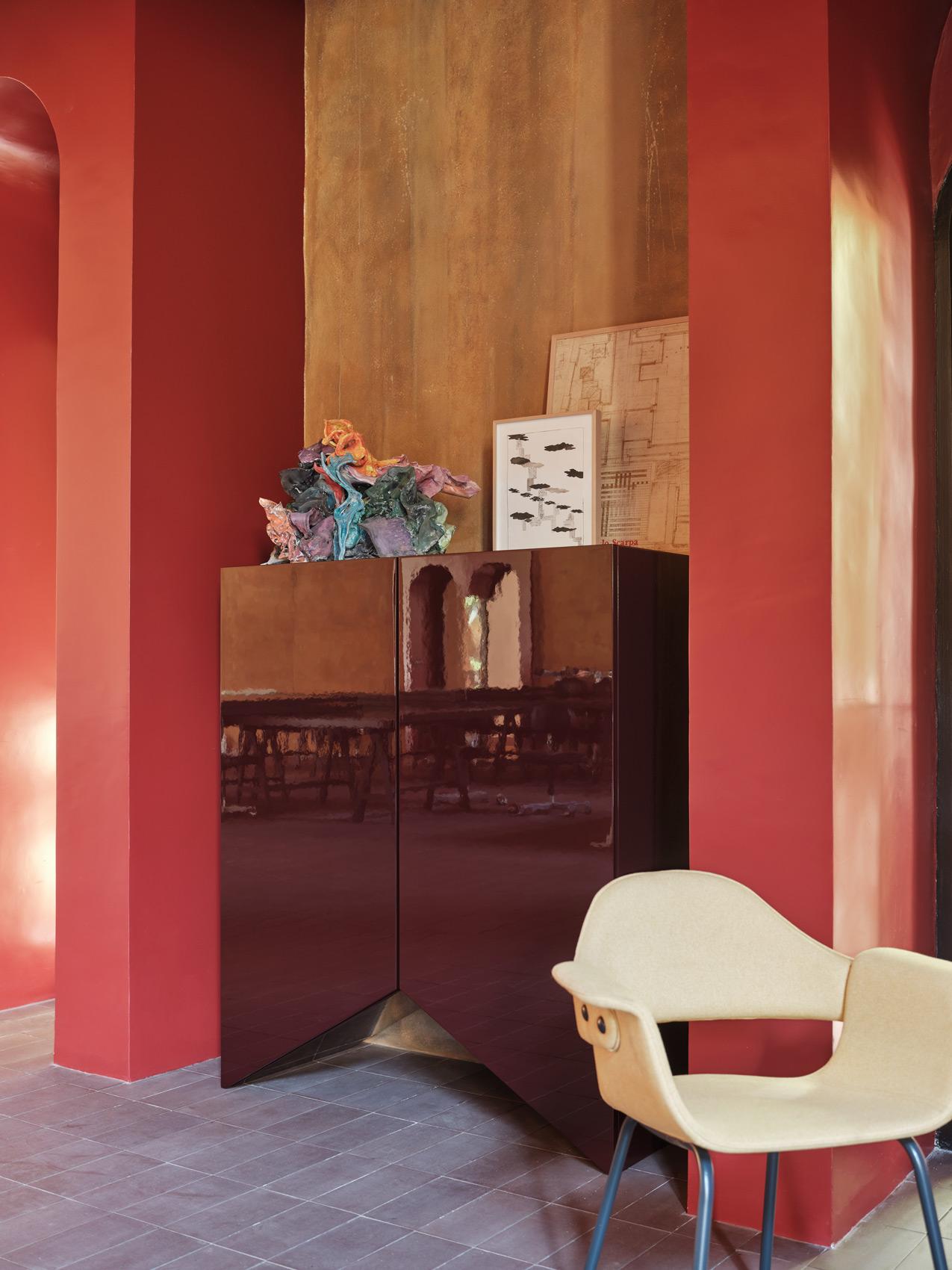 Contemporary Kabinett 'Bridges' von Muller Van Severen, Medium, Rot im Angebot 11