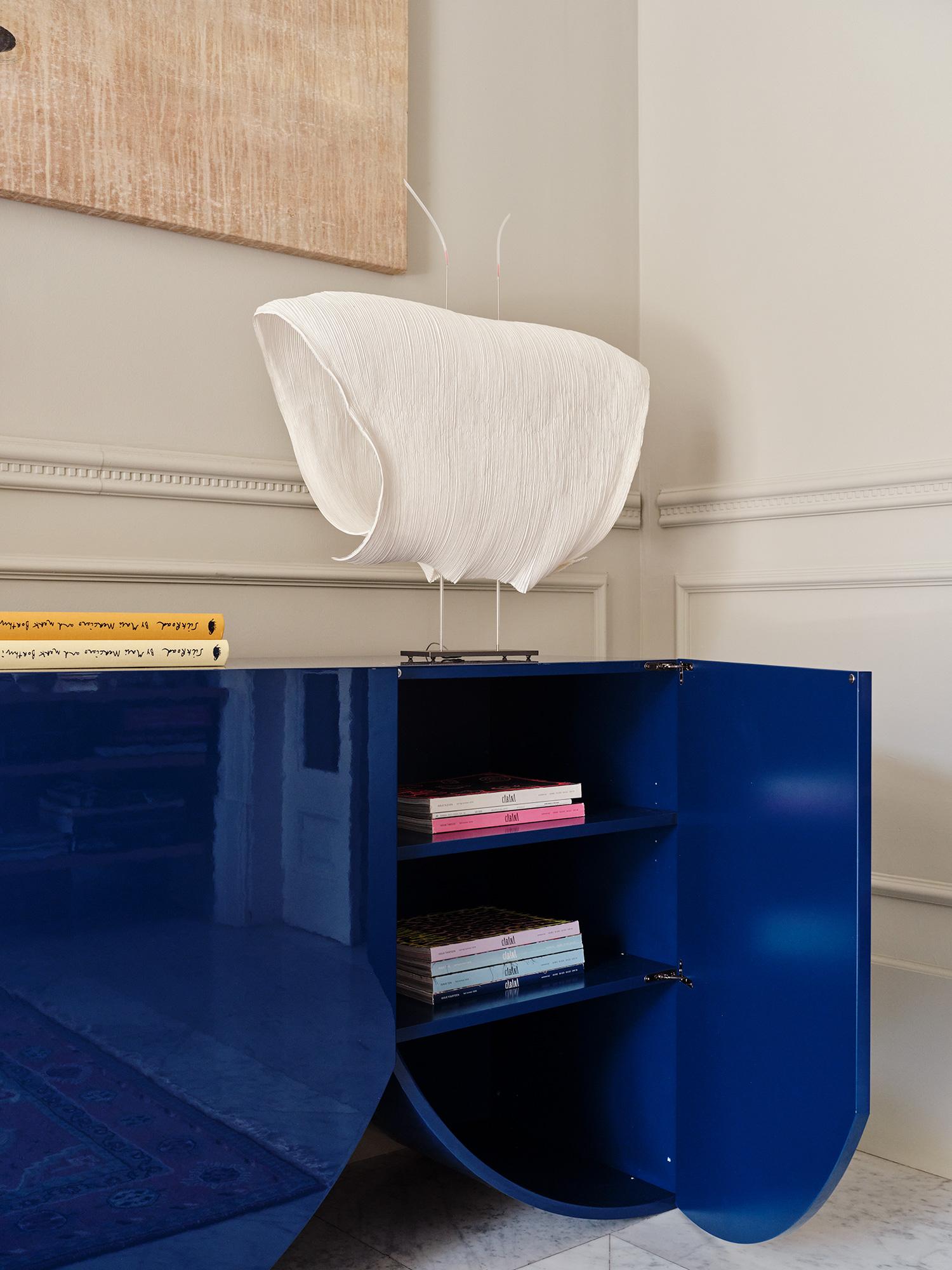 Cabinet contemporain 'Bridges' by Muller Van Severen, Small, Arch, Aubergine en vente 6
