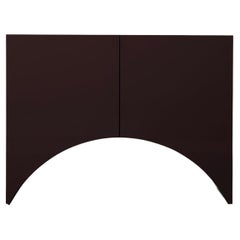 Cabinet contemporain 'Bridges' by Muller Van Severen, Small, Arch, Aubergine