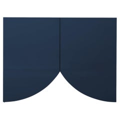 Zeitgenössisches Kabinett 'Bridges' von Muller Van Severen, klein, Vorhang, blau