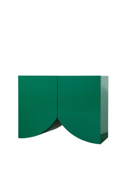 Contemporary Cabinet 'Bridges' by Muller Van Severen, Small, Curtain, Green