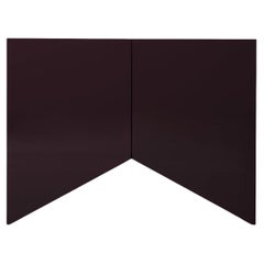 Contemporary Cabinet 'Bridges' by Muller Van Severen, Small, Triangle, Aubergine