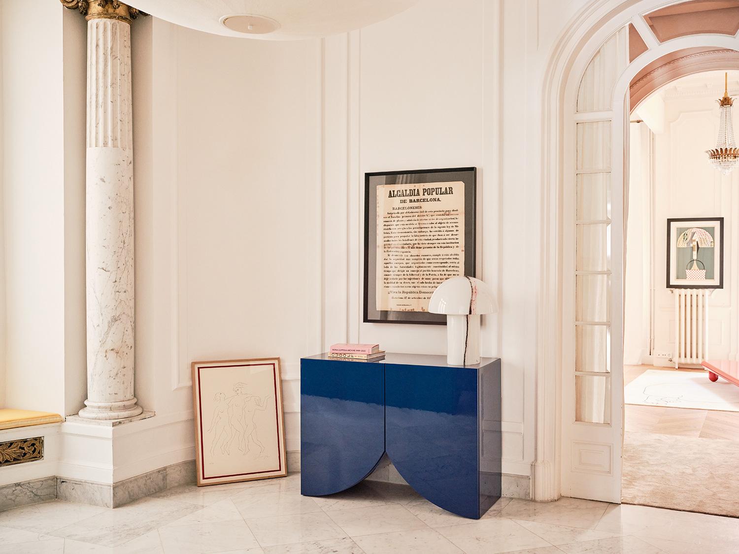 Cabinet contemporain 'Bridges' de Muller Van Severen, petit, triangle, vert en vente 6