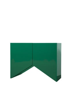 Contemporary Cabinet 'Bridges' by Muller Van Severen, Small, Triangle, Green