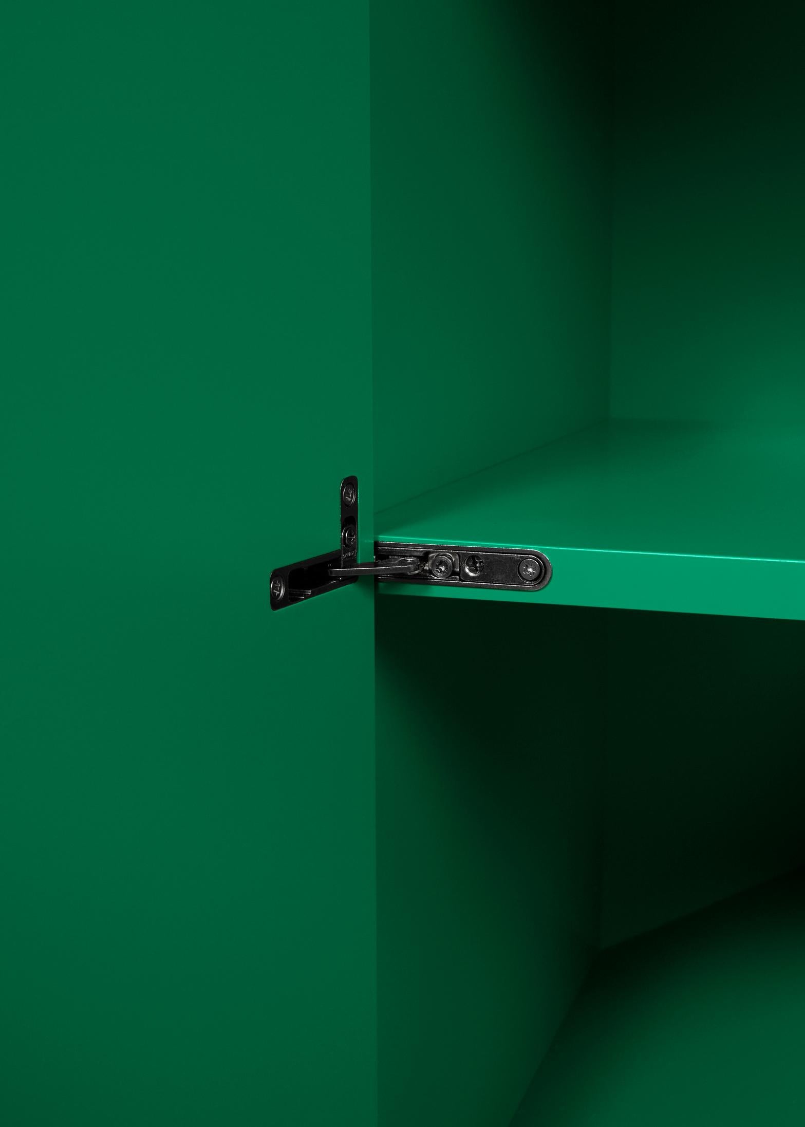 Organique Cabinet contemporain 'Bridges' de Muller Van Severen, petit, triangle, vert en vente