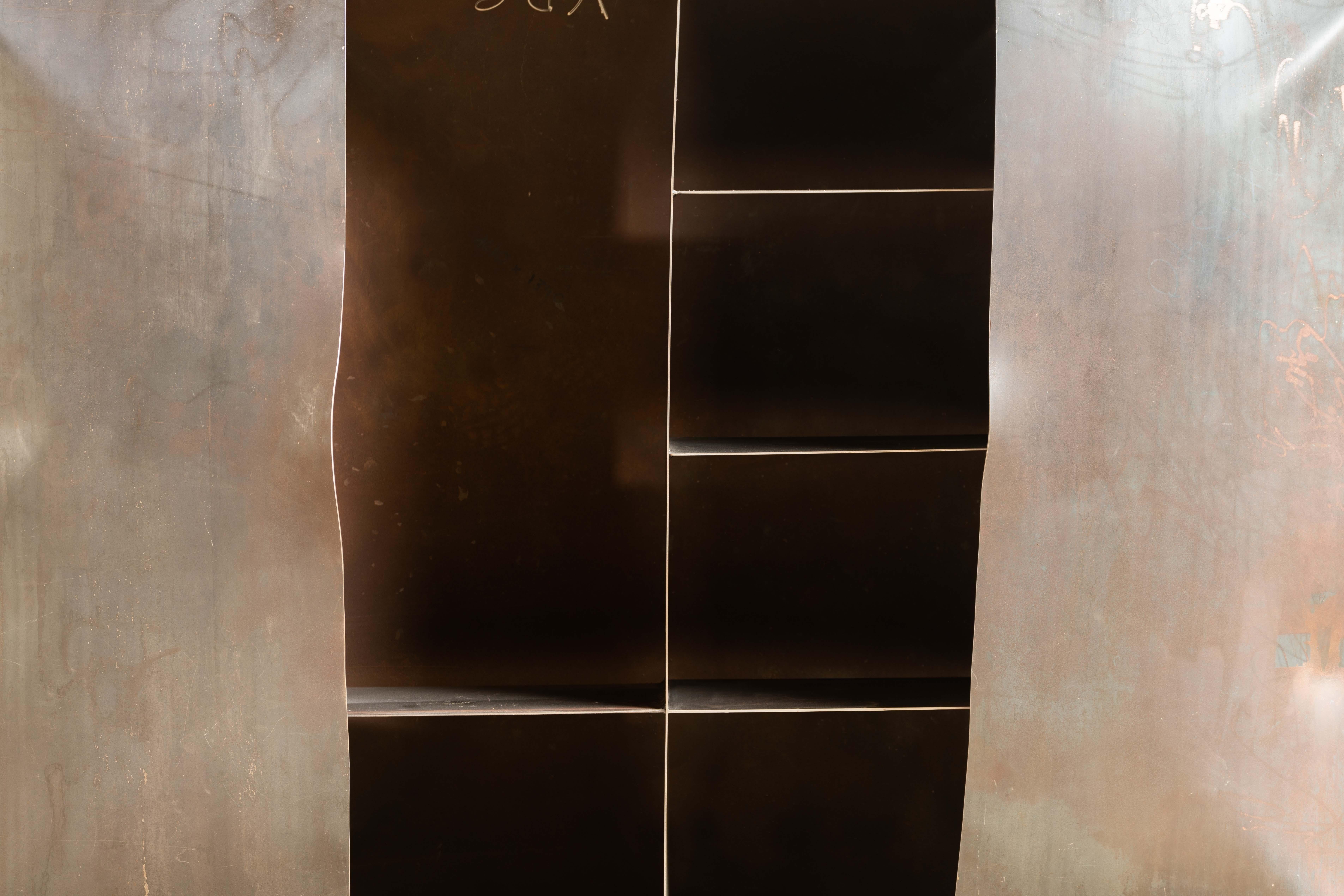 Portuguese Contemporary Cabinet Exploded Metal by Mircea Anghel For Sale