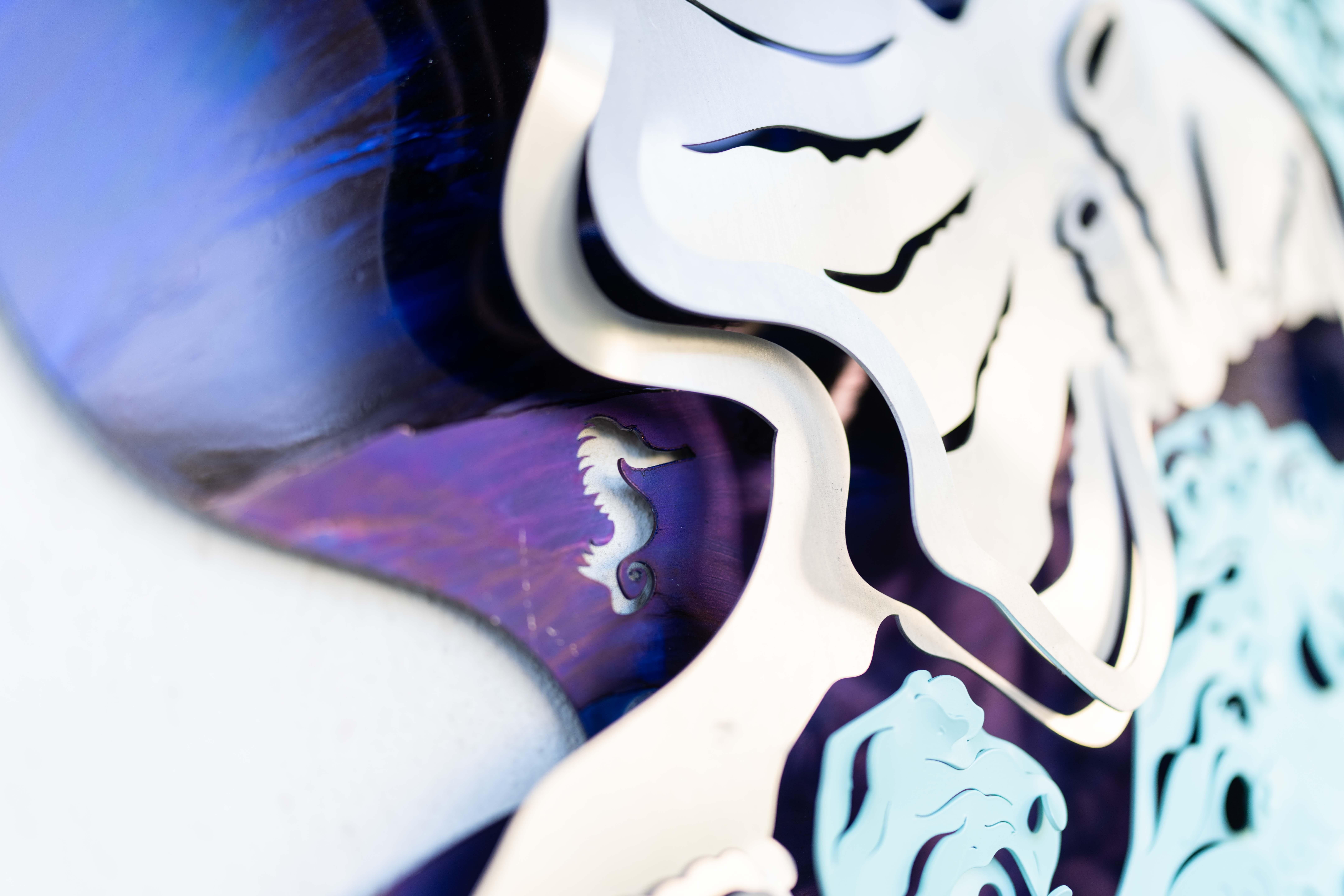 Contemporary Caelum Stellans Wandteppiche in Aluminium von altreforme in Limited Ed im Zustand „Neu“ im Angebot in Calolziocorte (Lecco) Italy, IT