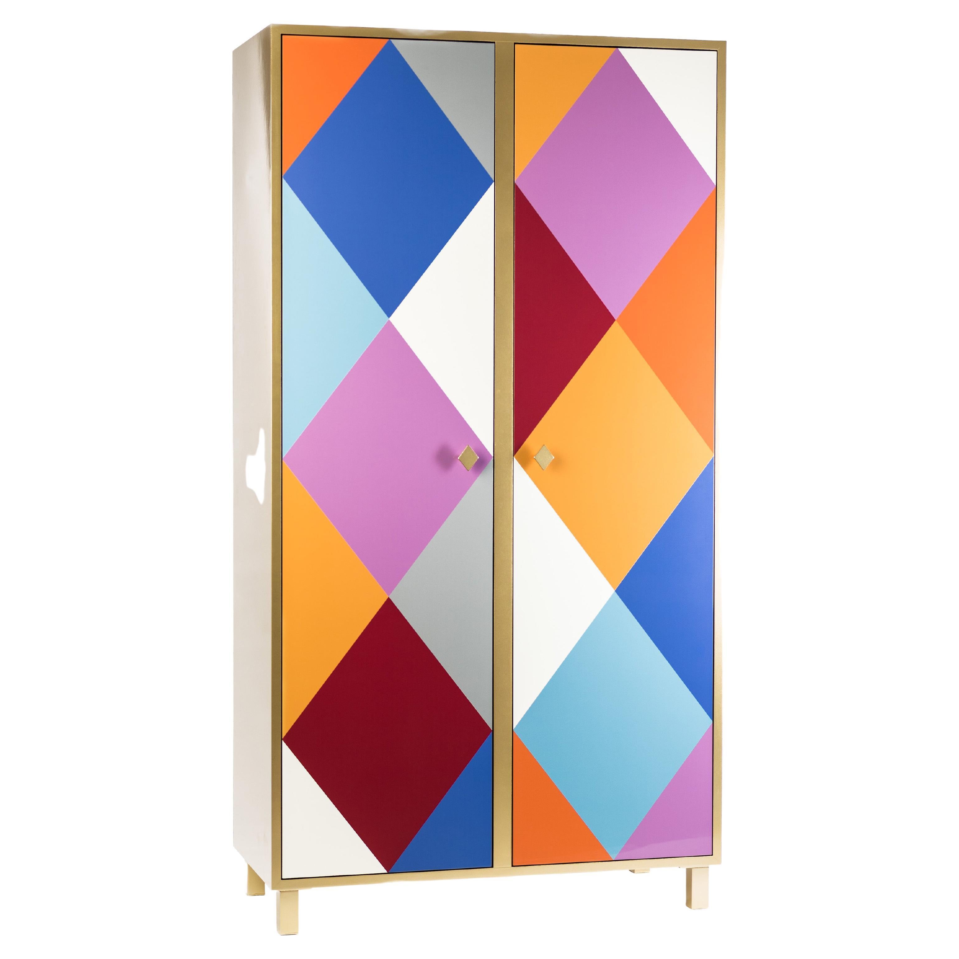 Contemporary Camicia Cabinet in Aluminium by Altreforme