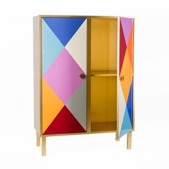 Contemporary Camicia Corta Cabinet in Aluminium by Altreforme