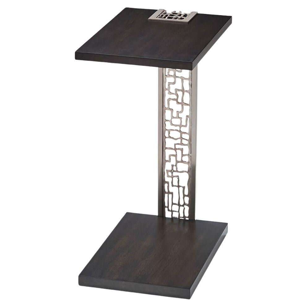 Contemporary Cantilever Accent Table For Sale