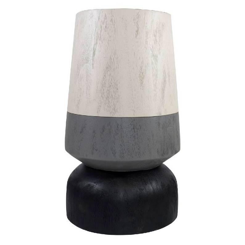 Tavolino contemporaneo Capirucho tornito, Wood e Tricolore spazzolato di Labrica