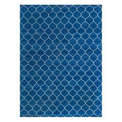 Contemporary Capri Indian Dhurrie Handmade Rug by Doris Leslie Blau