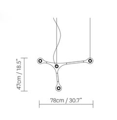 Contemporary Carbon Light CARB04.00 Pendant by Tokio.