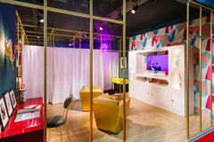 Contemporary Carosello TV Stand or Media Cabinet in Aluminium