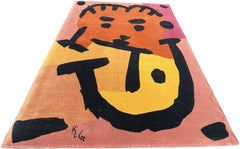 Contemporary Carpet, After the Artist Paul Klee "Musiker"