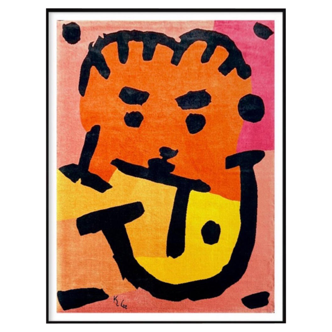 Contemporary Carpet, After the Artist Paul Klee "Musiker" For Sale