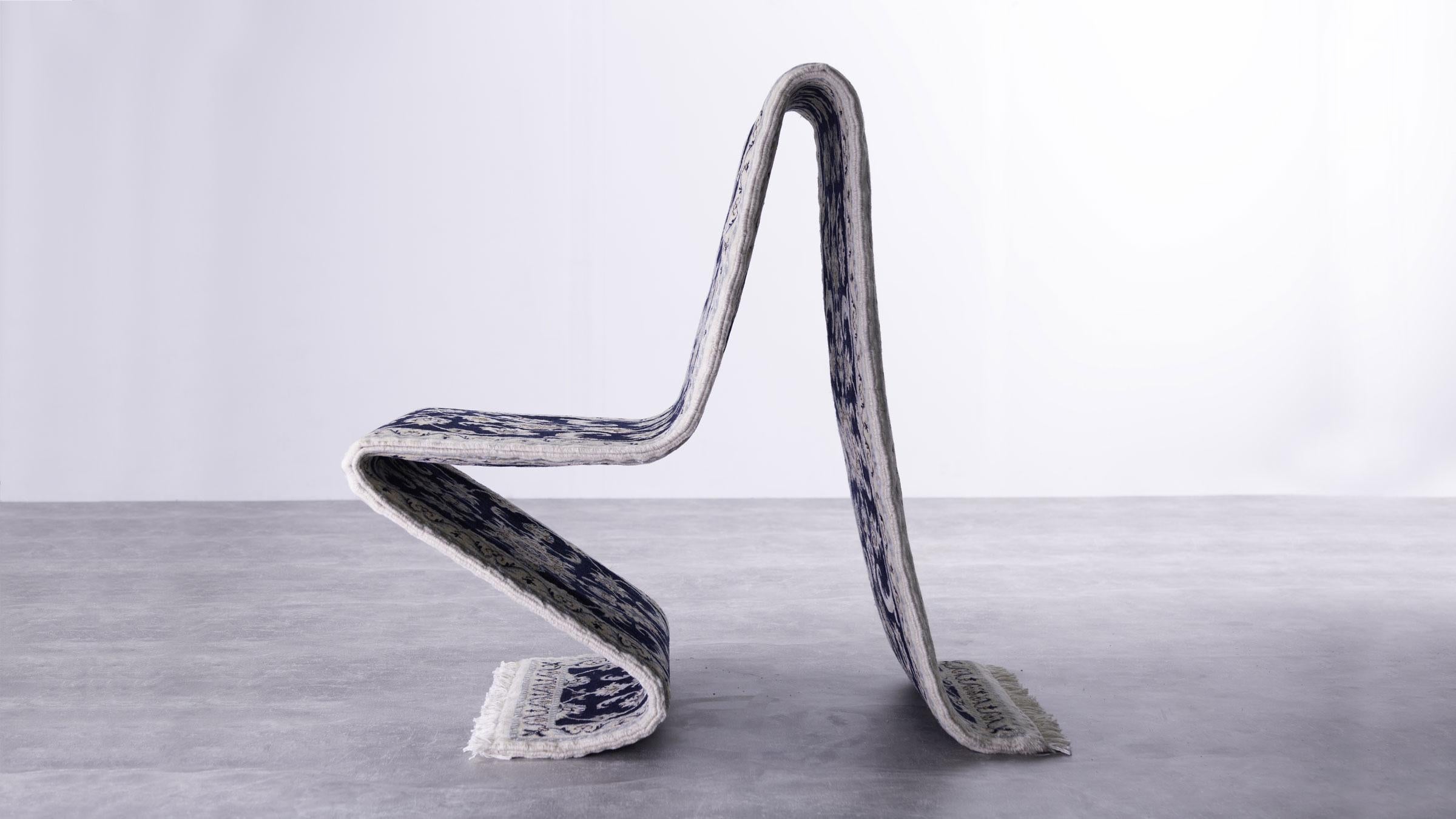 Silla de moqueta contemporánea Desconocido en venta