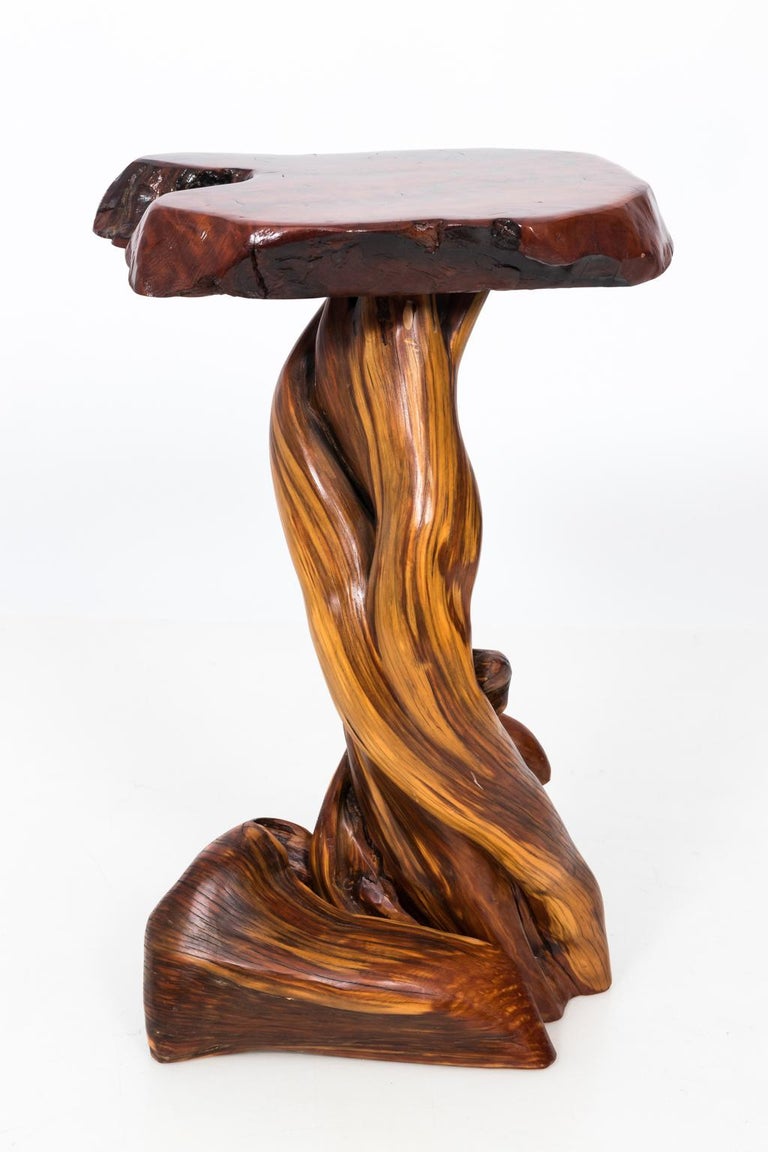 Contemporary Carved Root Pedestal by Lee Kern at 1stDibs