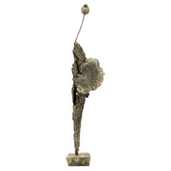 Vintage Contemporary Cast Bronze Sculpture by Carolyn Olbum