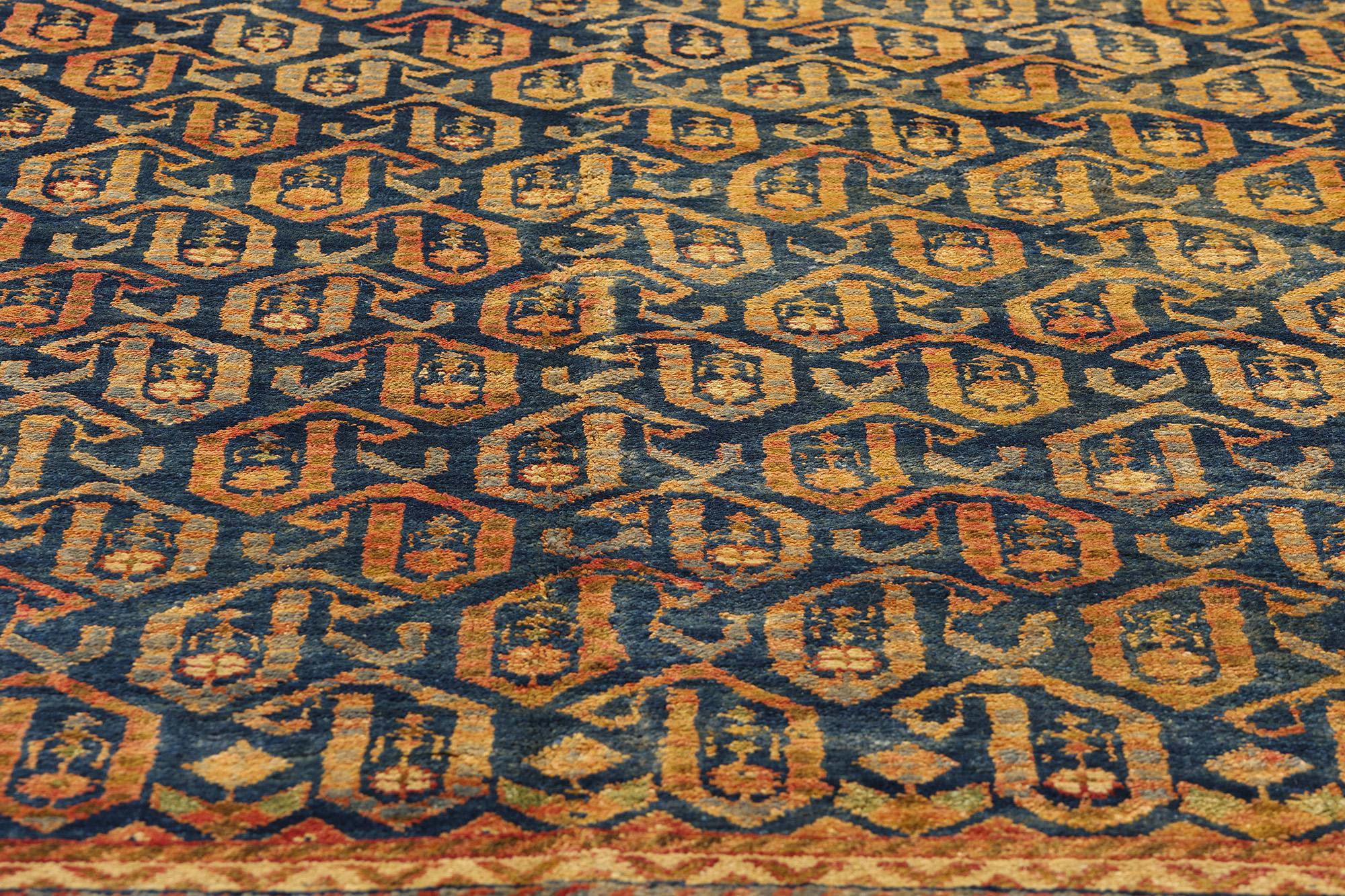 Nueva Alfombra Contemporánea India Kazak Caucásica, 08'05 x 11'02 Anudado a mano en venta